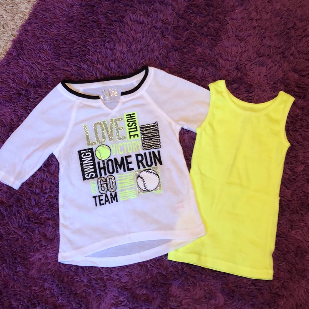 Justice softball shirt 🥎